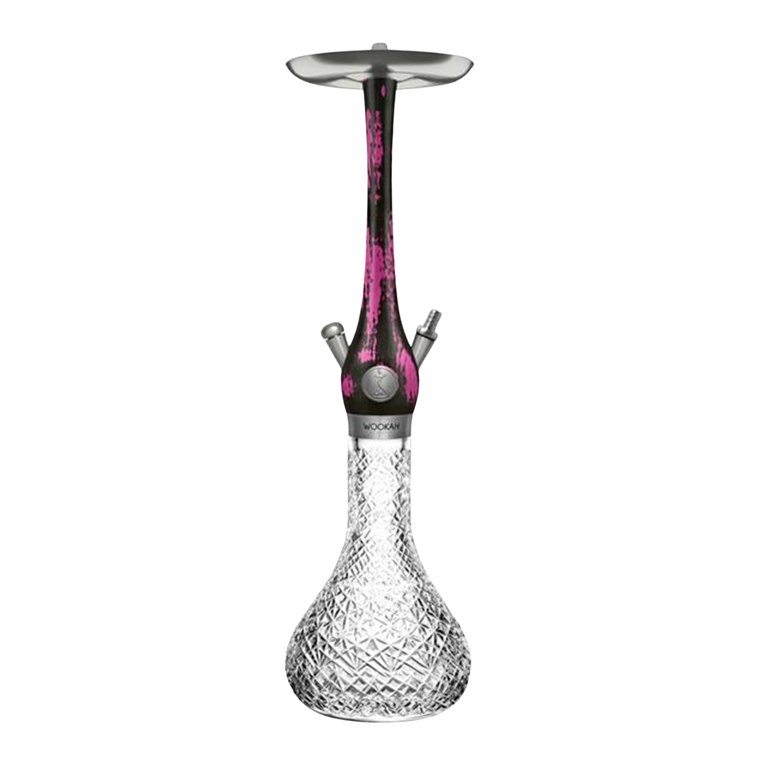 Wookah - Black&Pink / Glimmer Heavy Kristall Shisha