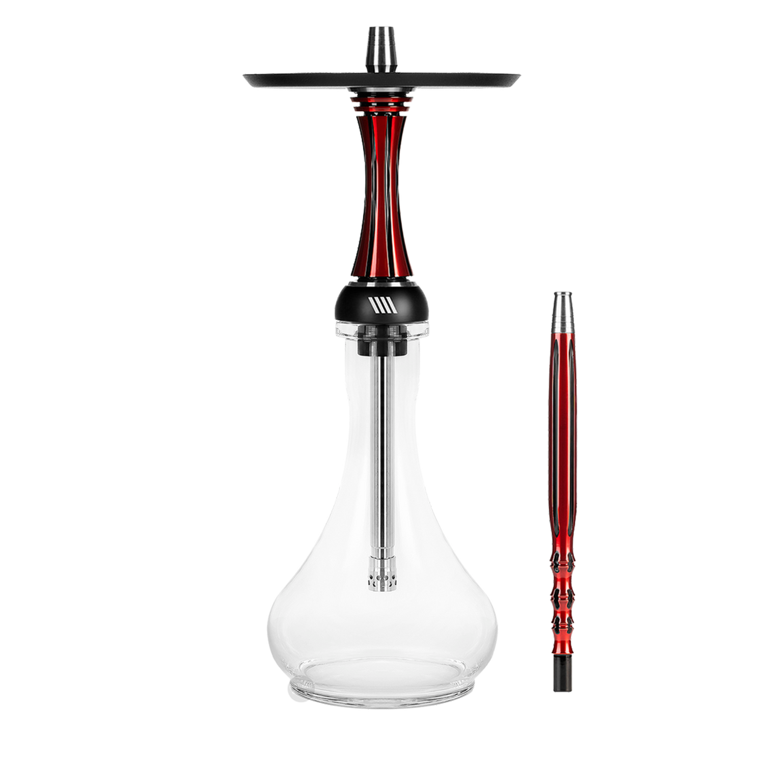 ALPHA Hookah Model X REVERSE Red Black