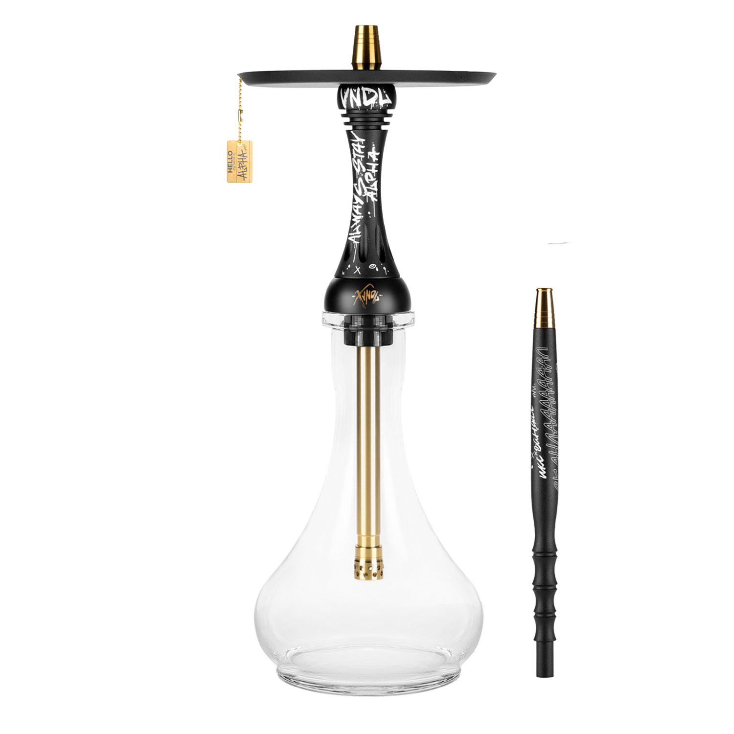 Alpha Hookah Model Х VNDL Jet Black